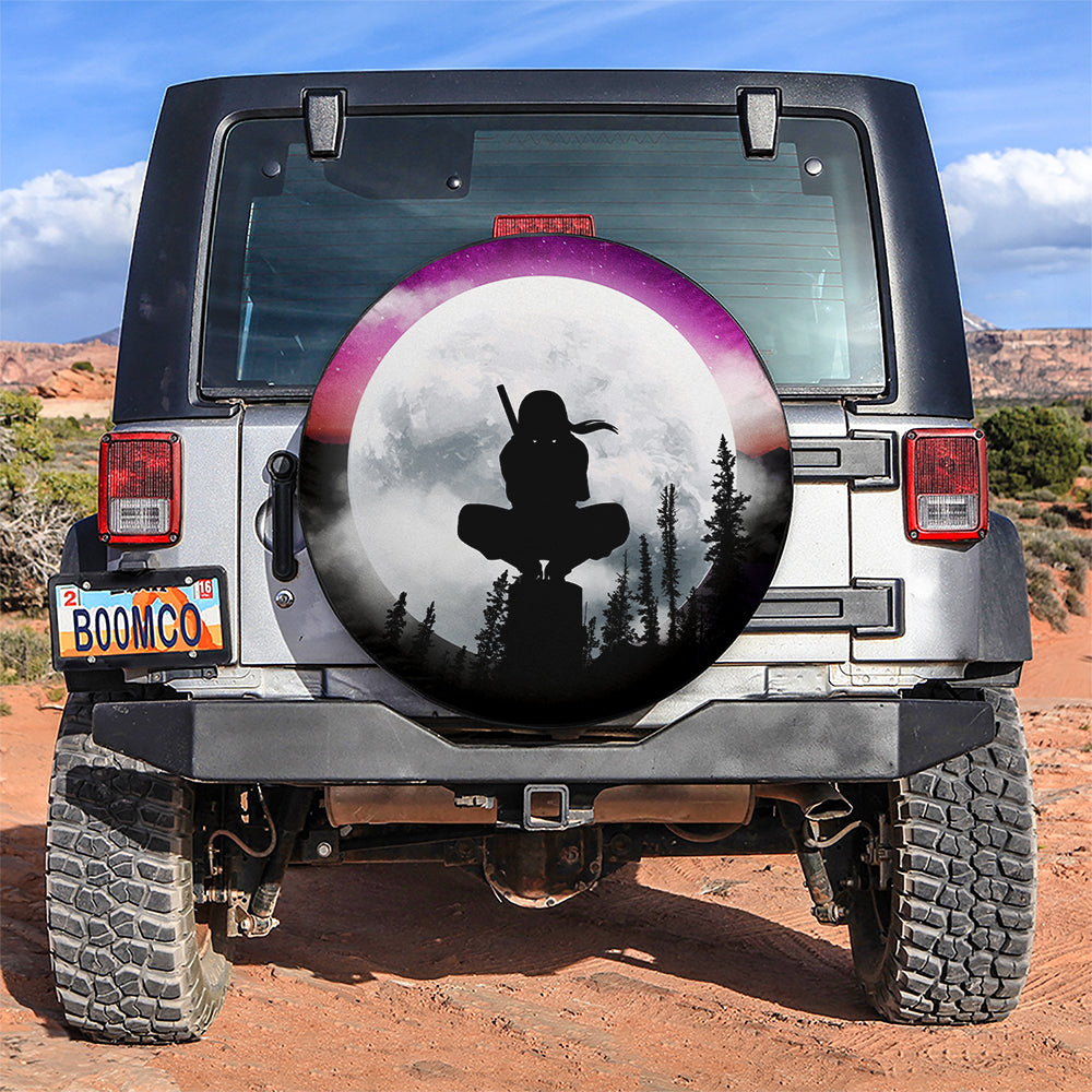 Itachi Moon Night Galaxy Car Spare Tire Covers Gift For Campers Nearkii