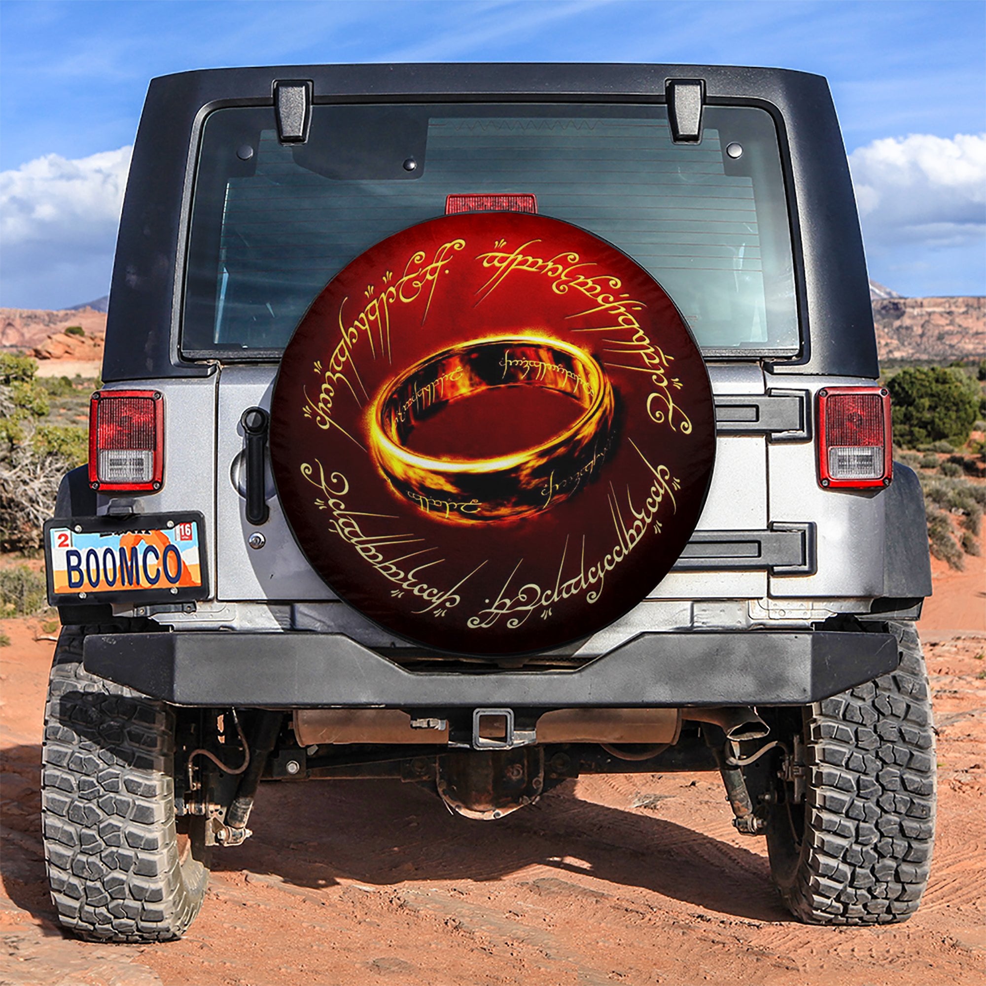 Lord Of The Rings Car Spare Tire Covers Gift For Campers Nearkii