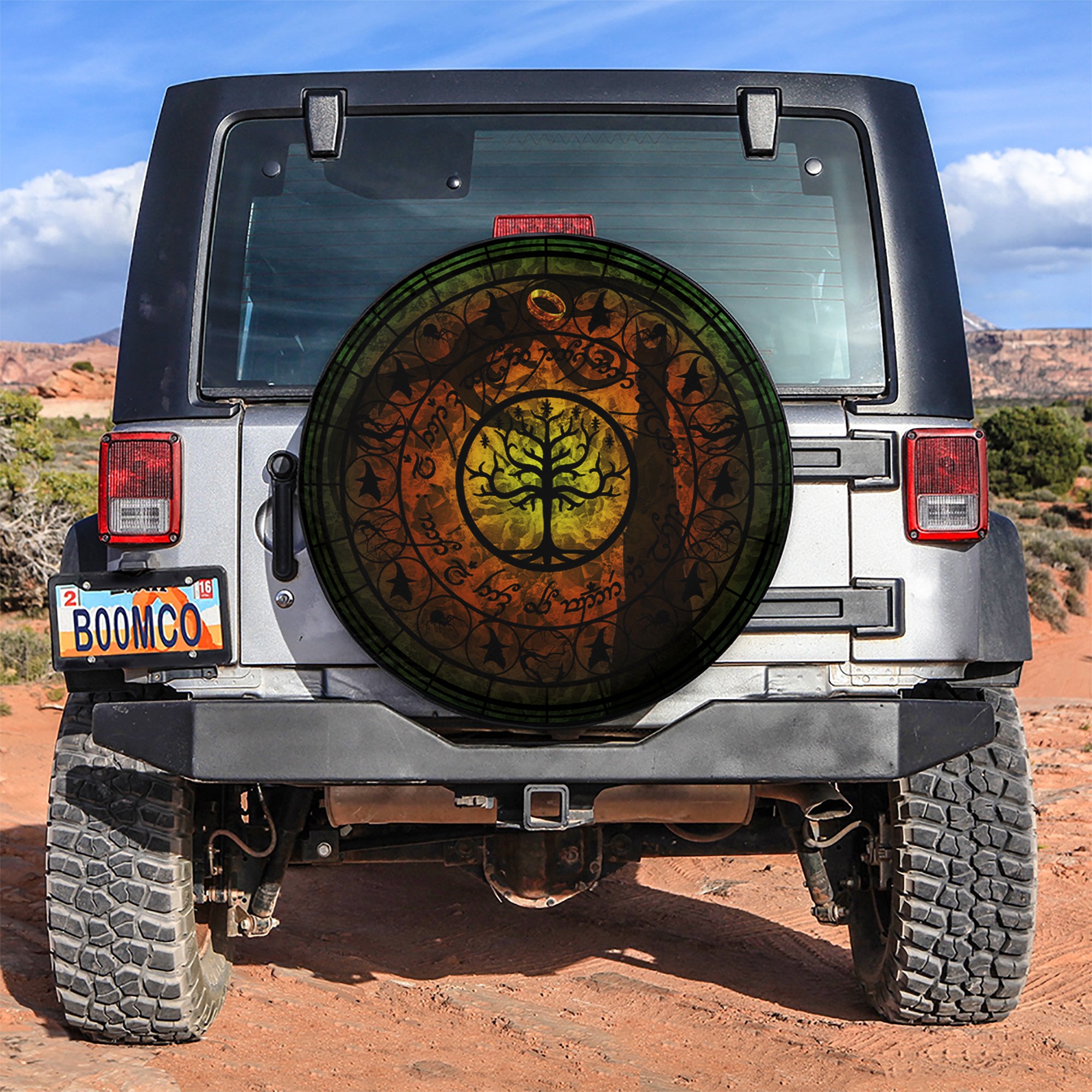 Tree Of Gondor Car Spare Tire Covers Gift For Campers Nearkii