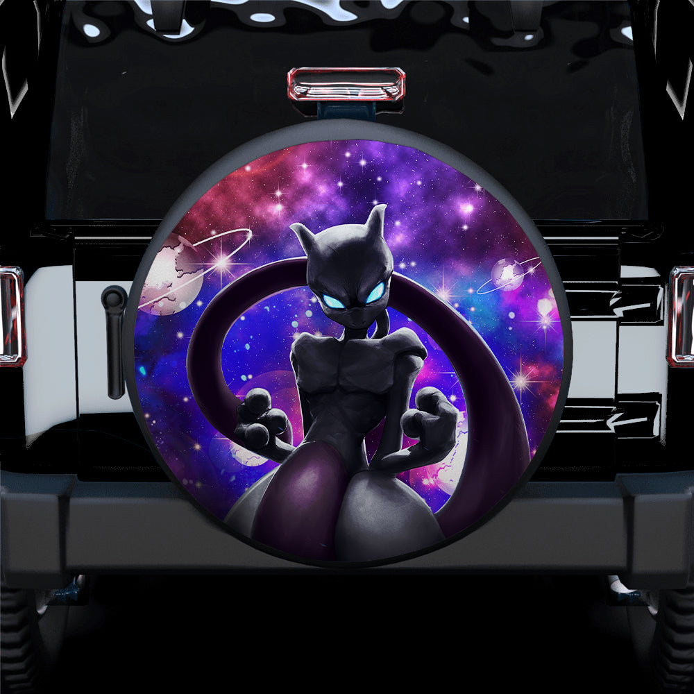 Mewtwo Galaxy Pokemon Car Spare Tire Covers Gift For Campers Nearkii