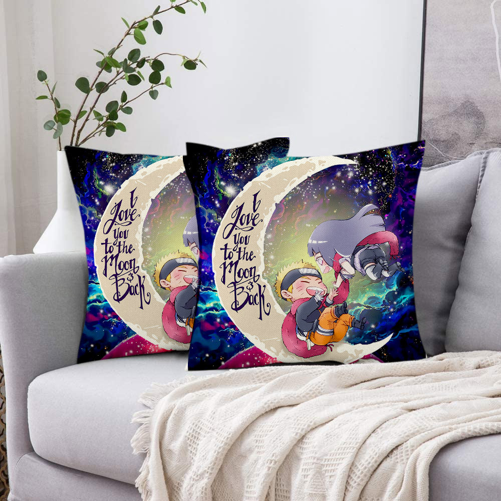 Naruto Couple Love You To The Moon Galaxy Pillowcase Room Decor Nearkii