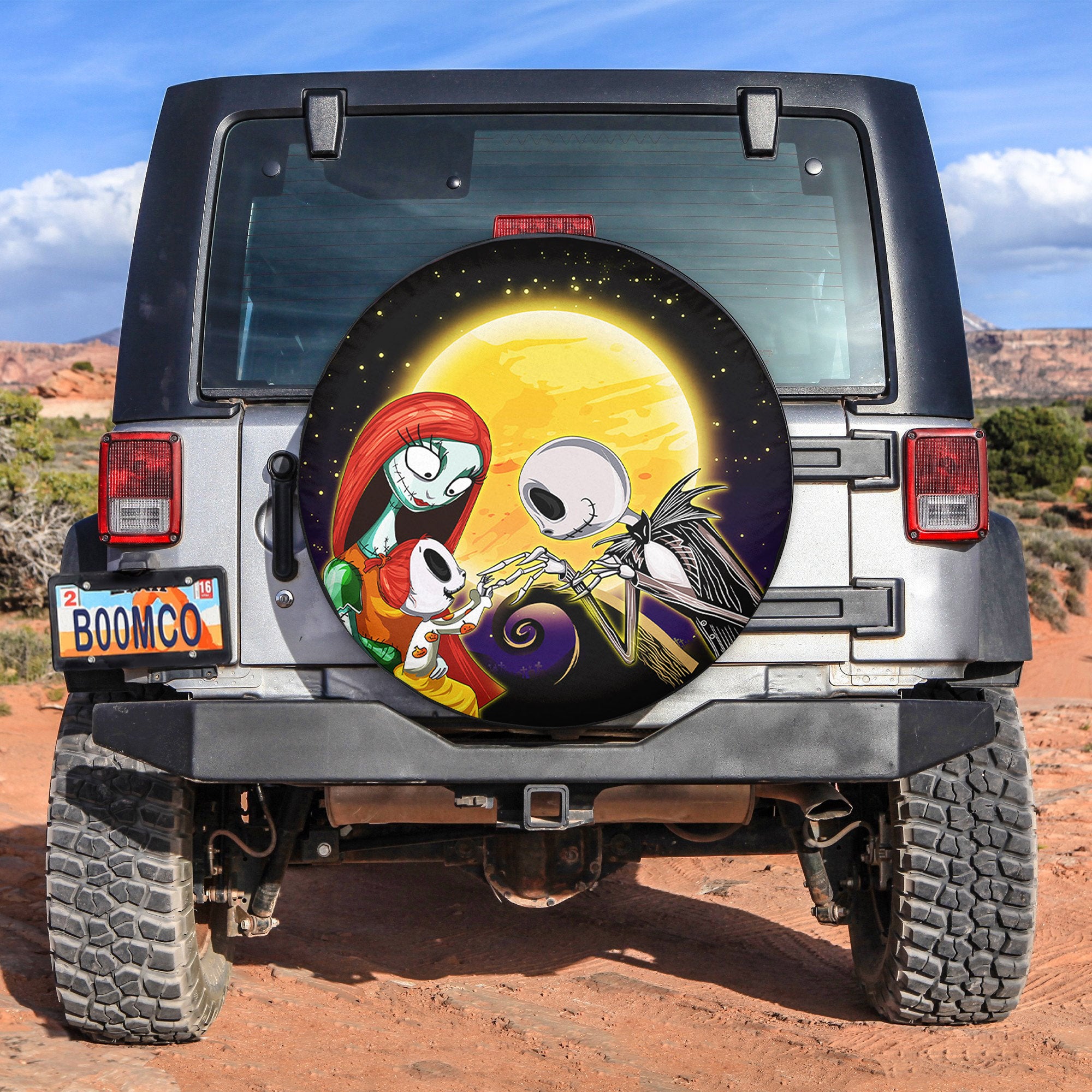 Nightmare Before Christmas Family Cute Spare Tire Covers Gift For Campers Nearkii