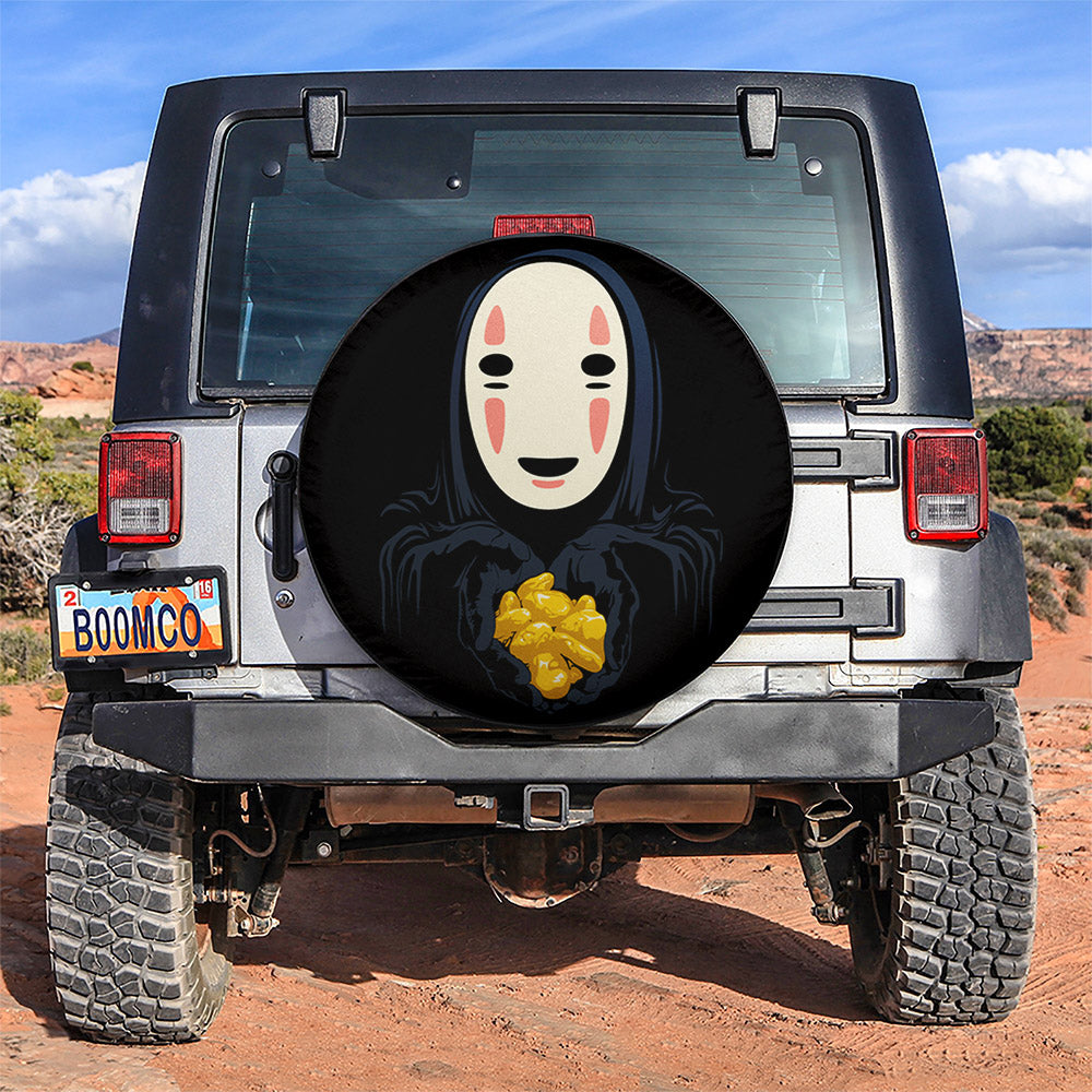No Face Ghibli Car Spare Tire Covers Gift For Campers Nearkii