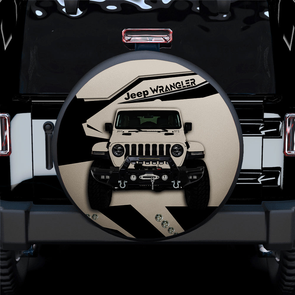 Cream White Jeep Car Spare Tire Covers Gift For Campers Nearkii