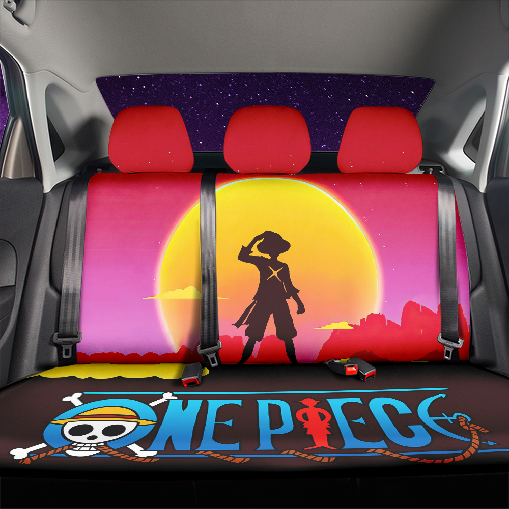 One Piece Sunset Back Car Seat Covers Decor Protectors Nearkii