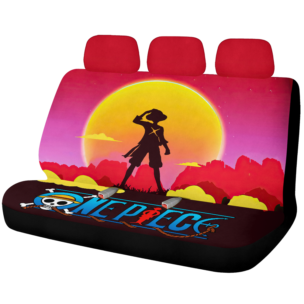 One Piece Sunset Back Car Seat Covers Decor Protectors Nearkii