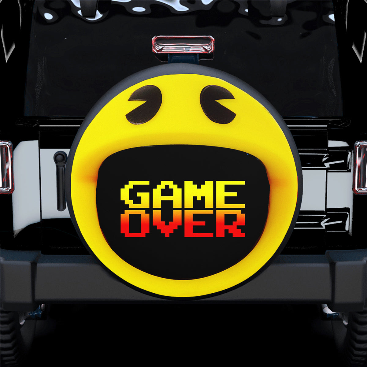 Pacman Game Over Spare Tire Covers Gift For Campers Nearkii