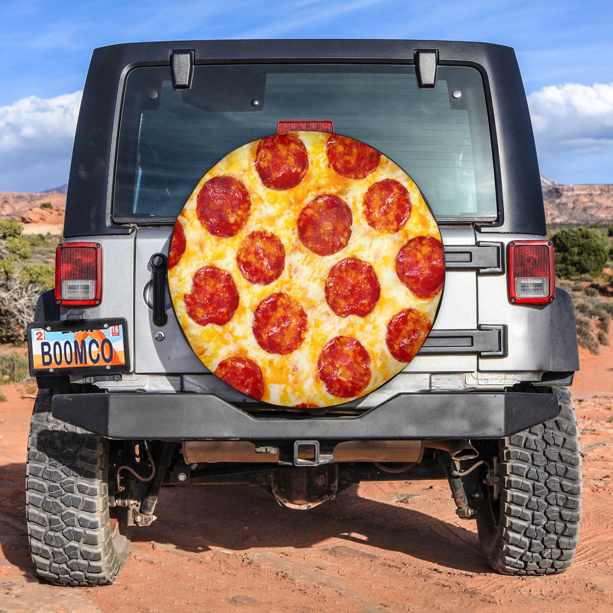 Pizza Spare Tire Cover Gift For Campers Nearkii