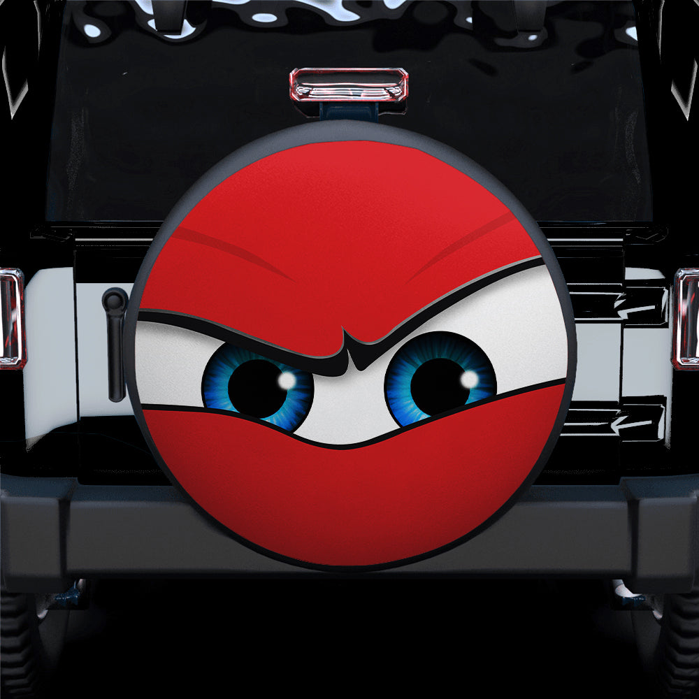 Red Cartoon Angry Eyes Car Spare Tire Covers Gift For Campers Nearkii