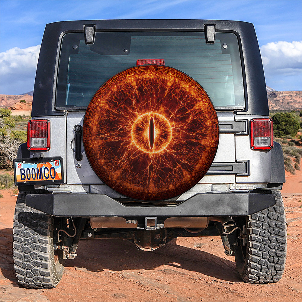 Sauron Eye Jeep Car Spare Tire Covers Gift For Campers Nearkii