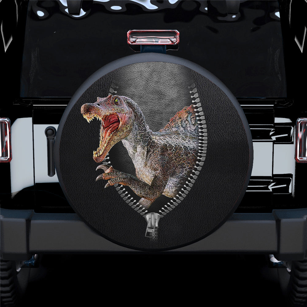 Spinosaurus Jurassic Park Jeep Car Spare Tire Covers Gift For Campers Nearkii
