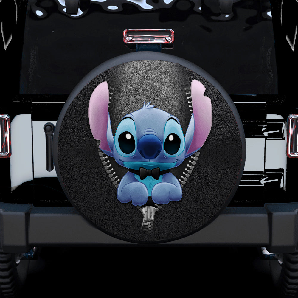 Stitch Wear Bow Zipper Car Spare Tire Gift For Campers Nearkii