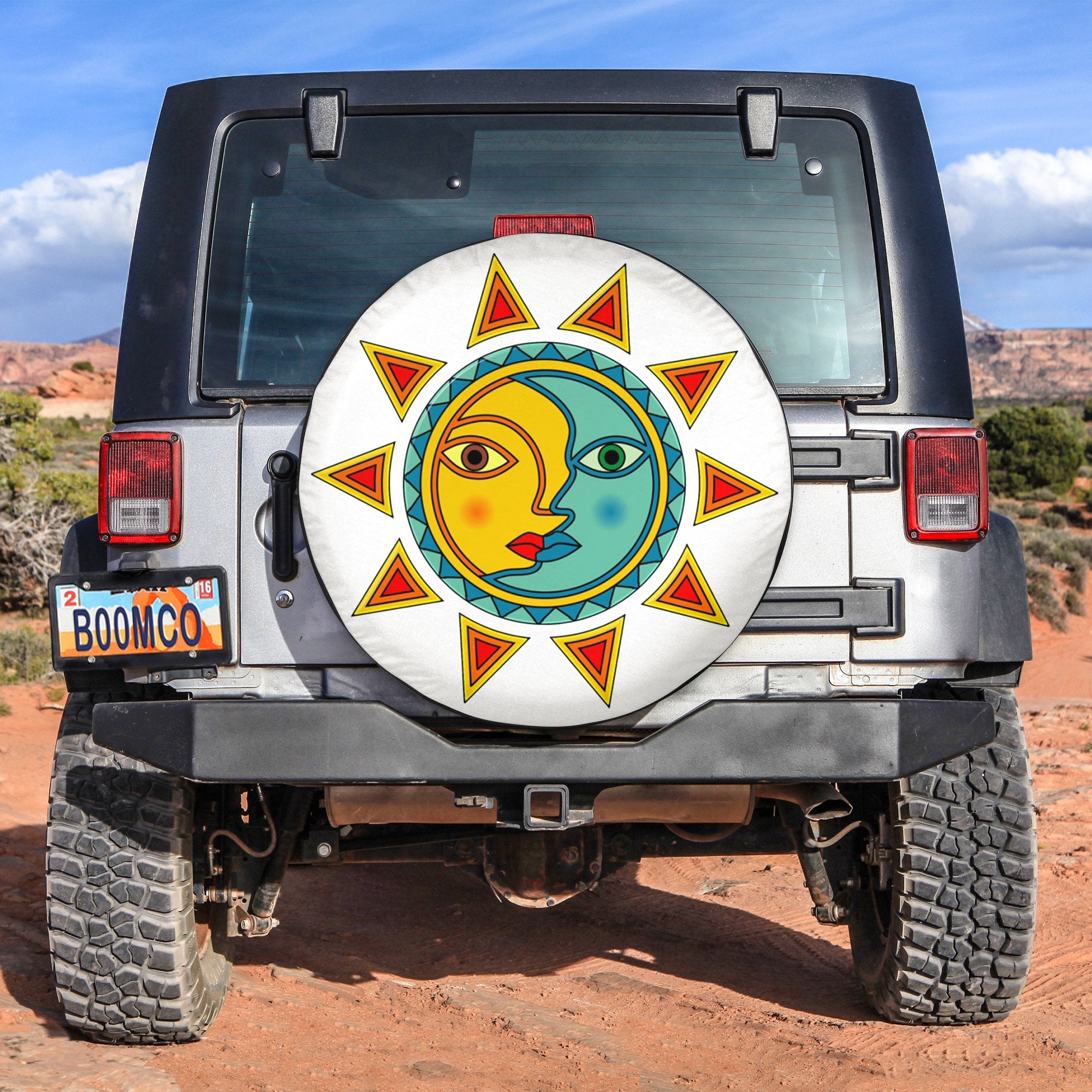 Sun Moon Png Sun Spare Tire Cover Gift For Campers Nearkii