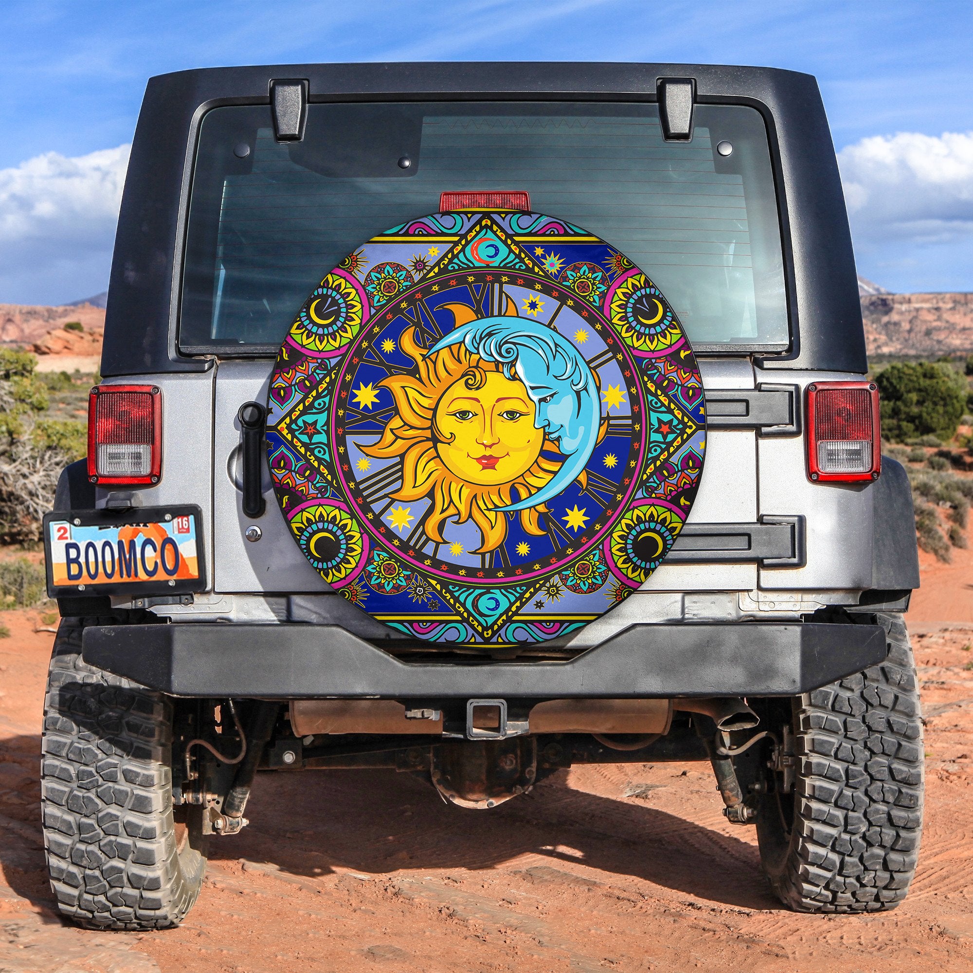 Suna Nd Moon Spare Tire Cover Gift For Campers Nearkii