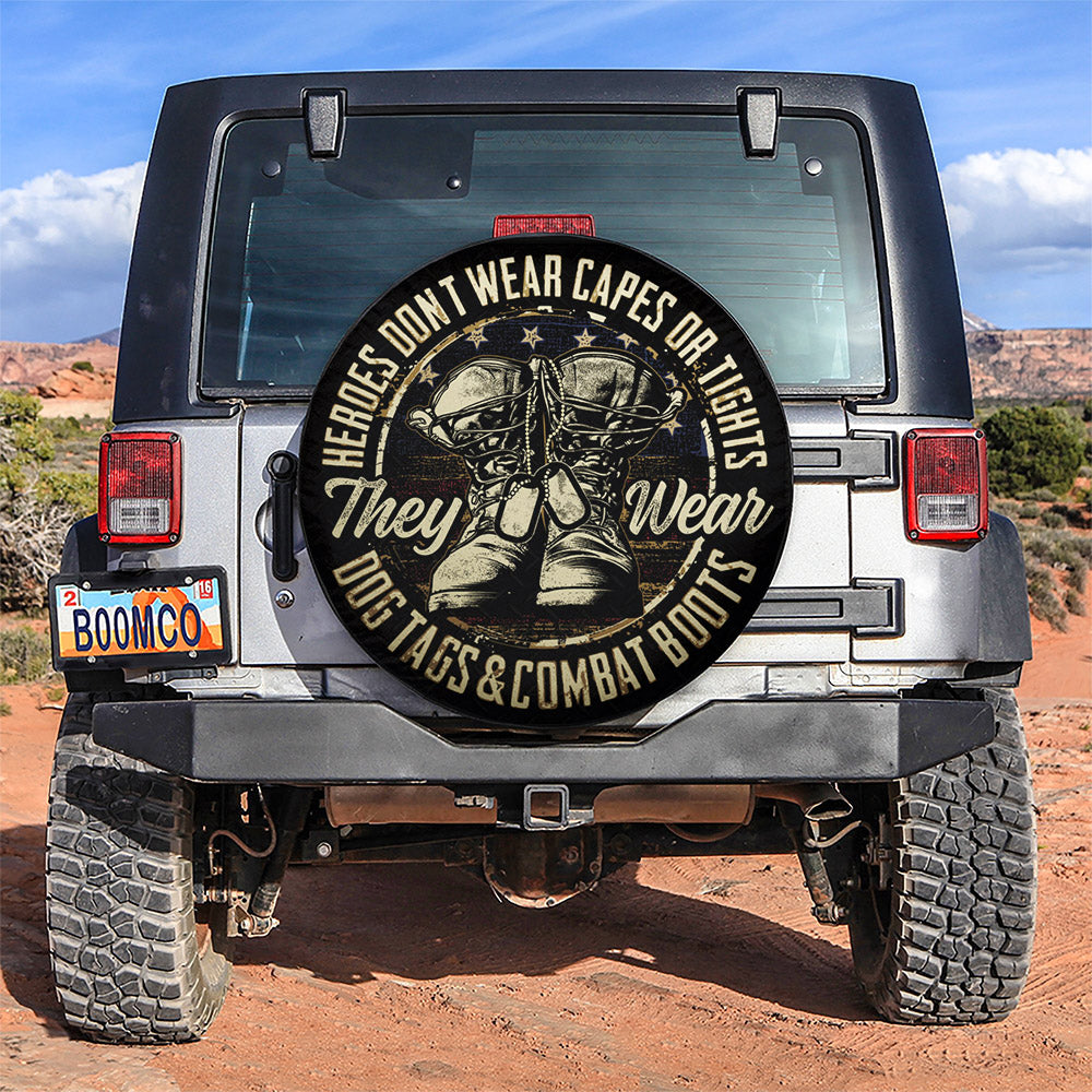 They Wear Shoes US Army Veteran Car Spare Tire Covers Gift For Campers Nearkii