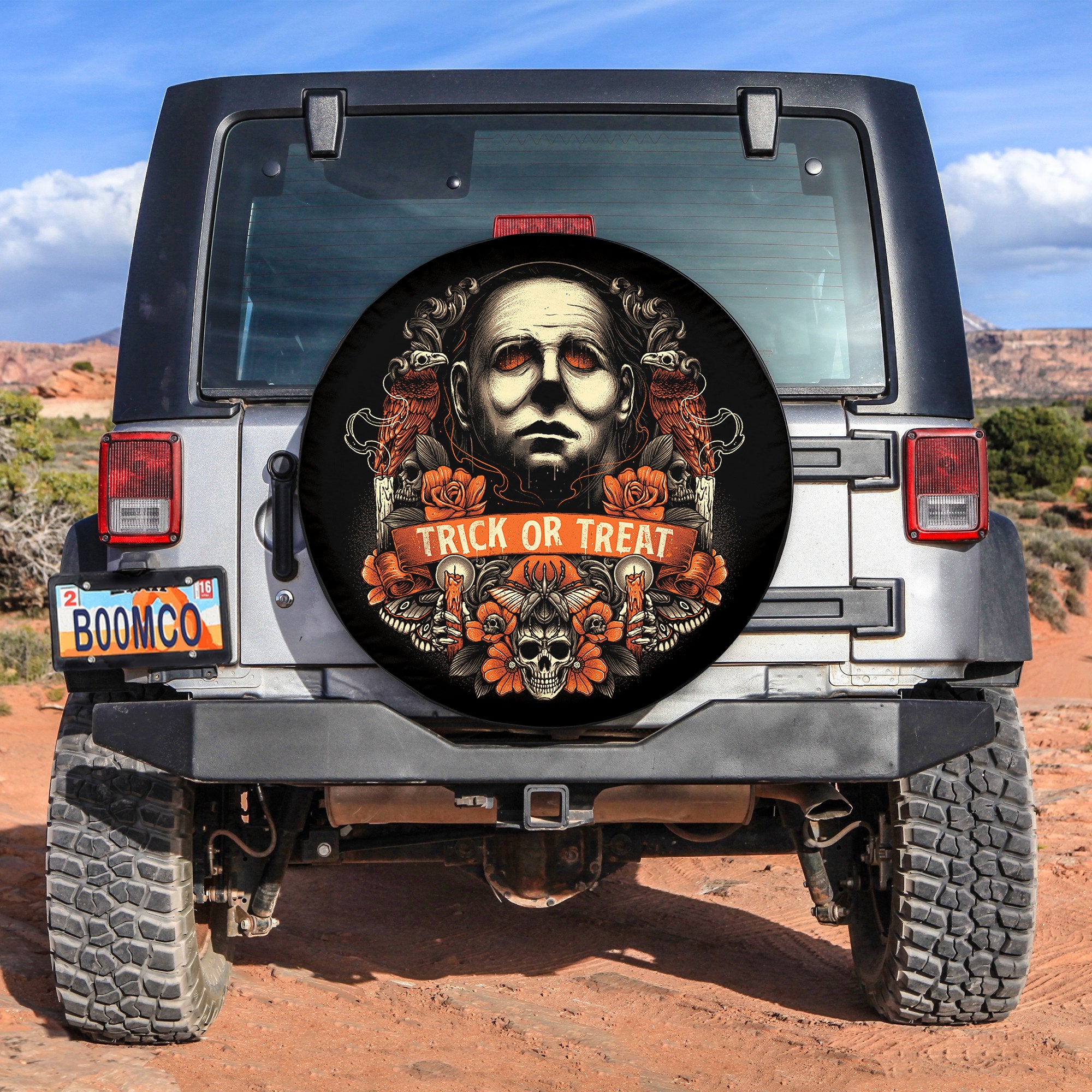 Trick Or Treat Spare Tire Cover Gift For Campers Nearkii