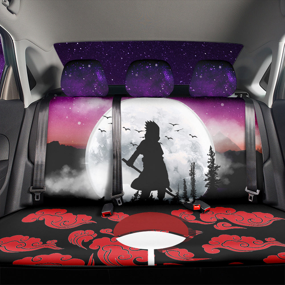 Uchiha Sasuke Naruto Sunset Car Back Seat Covers Decor Protectors Nearkii