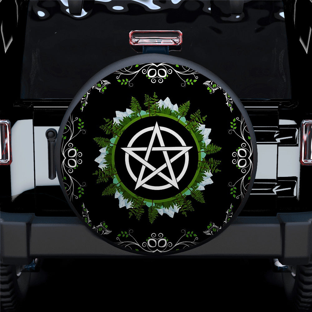 Witch Symbol Car Spare Tire Covers Gift For Campers Nearkii