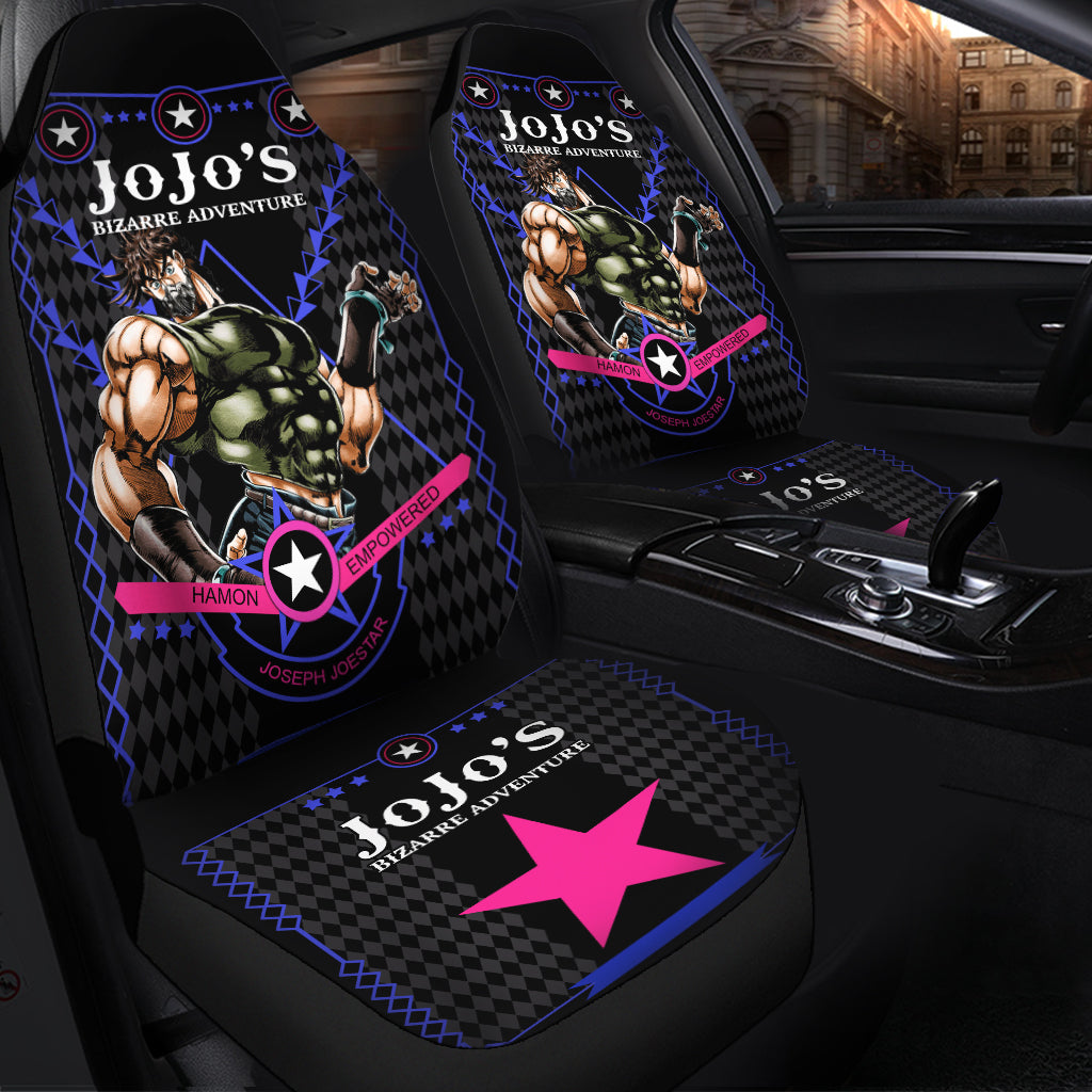 JoJo's Bizarre Adventure Joseph Joestar Premium Custom Car Seat Covers Decor Protectors Nearkii