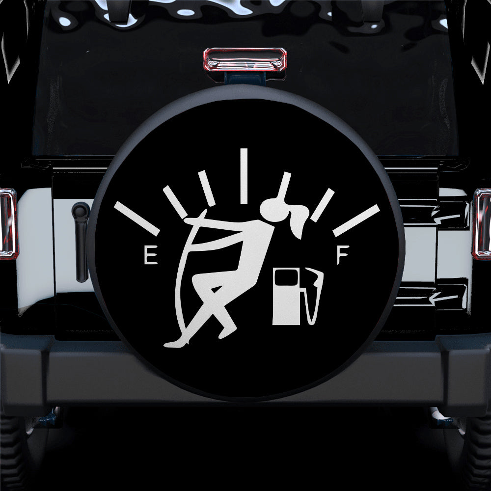 Funny Gas Guage Girl Vinyl Decal Sticker Car Spare Tire Covers Gift For Campers Nearkii