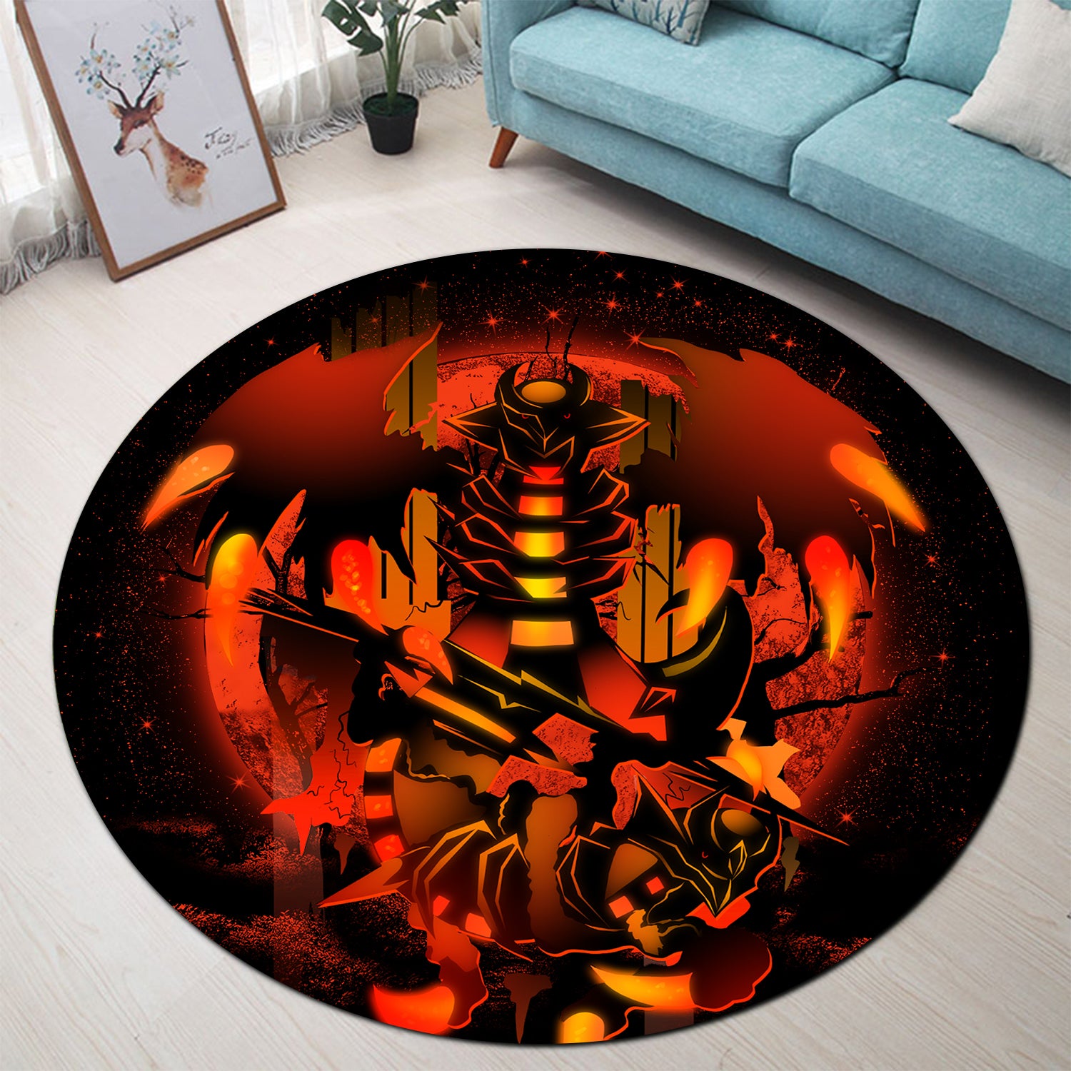 Giratina Legend Moonlight Round Carpet Rug Bedroom Livingroom Home Decor Nearkii