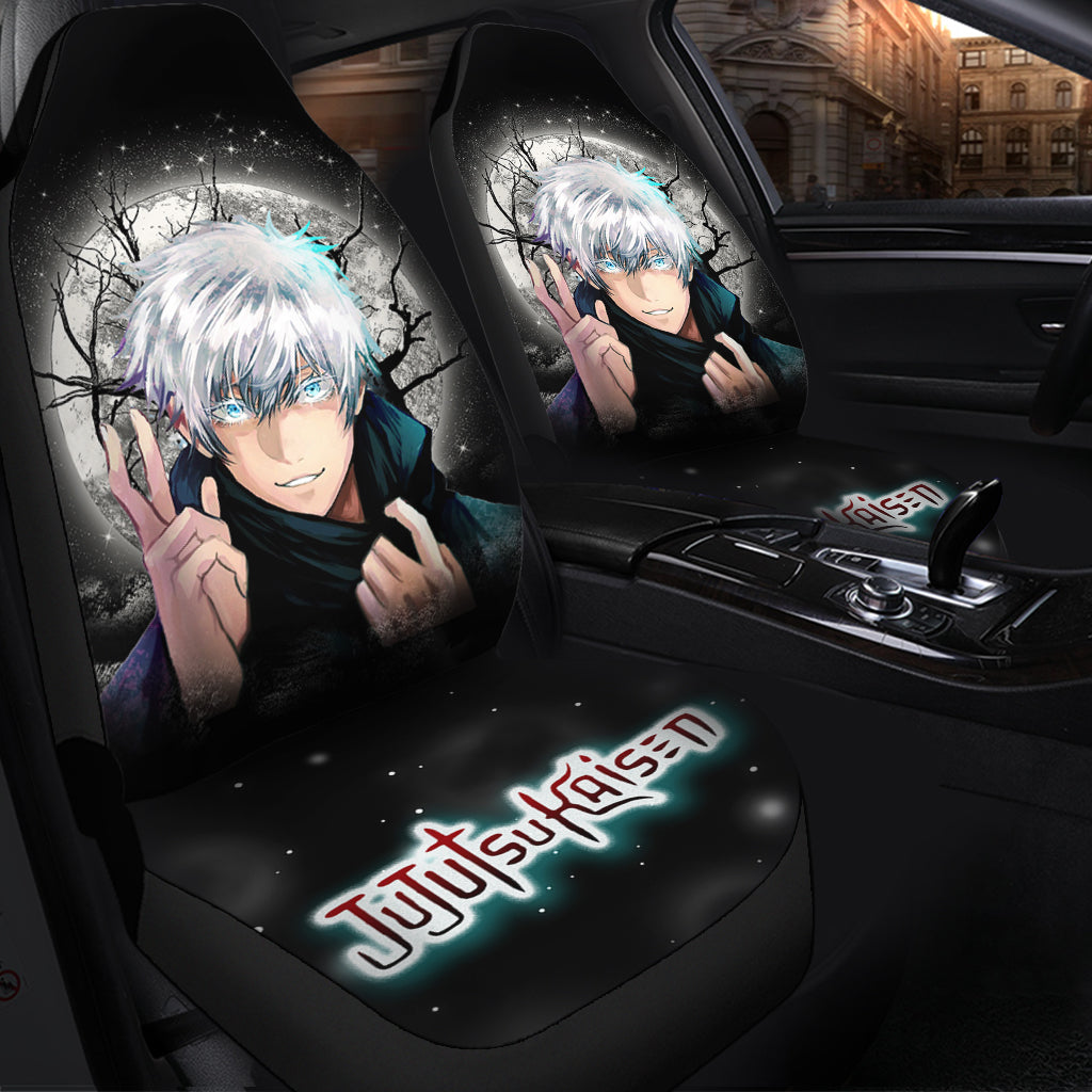 Gojo Jujutsu Kaisen Moonlight Premium Custom Car Seat Covers Decor Protectors Nearkii