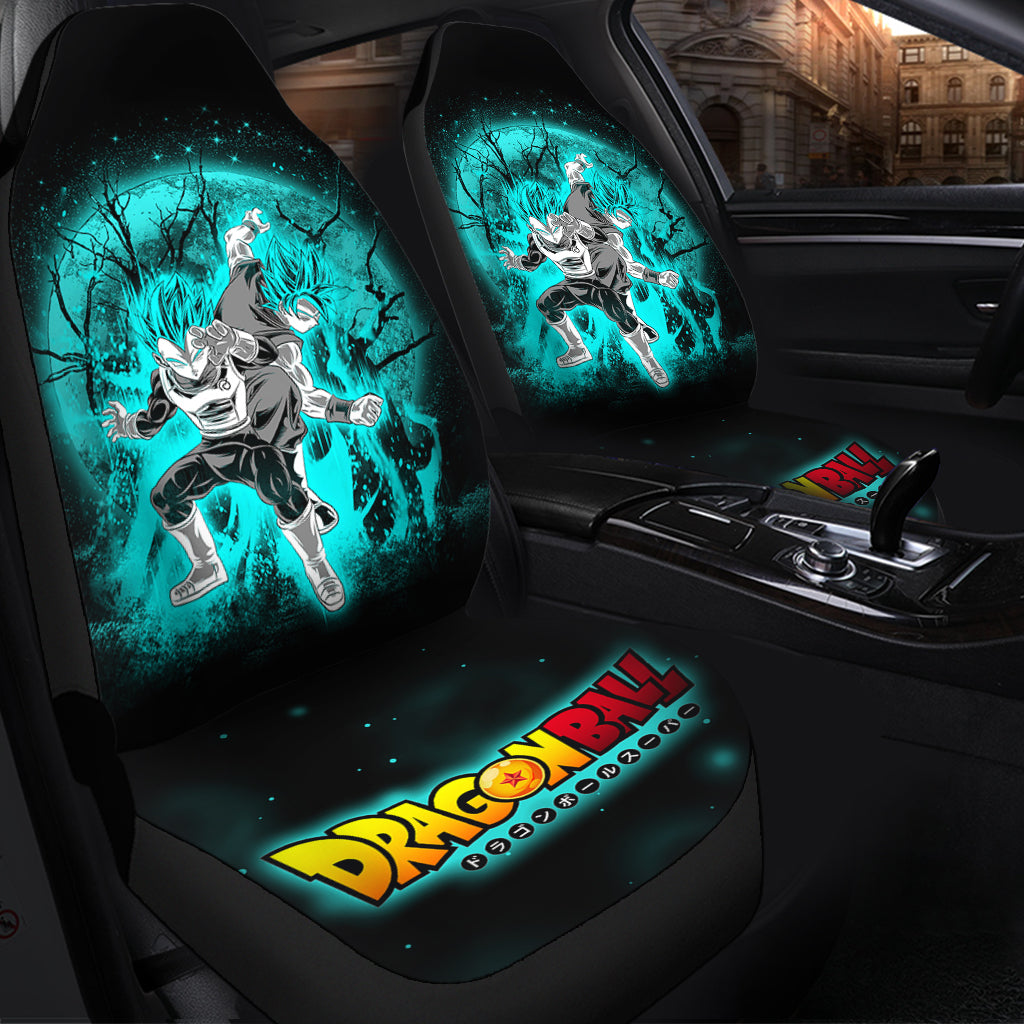 Goku Vegeta Moonlight Premium Custom Car Seat Covers Decor Protectors Nearkii