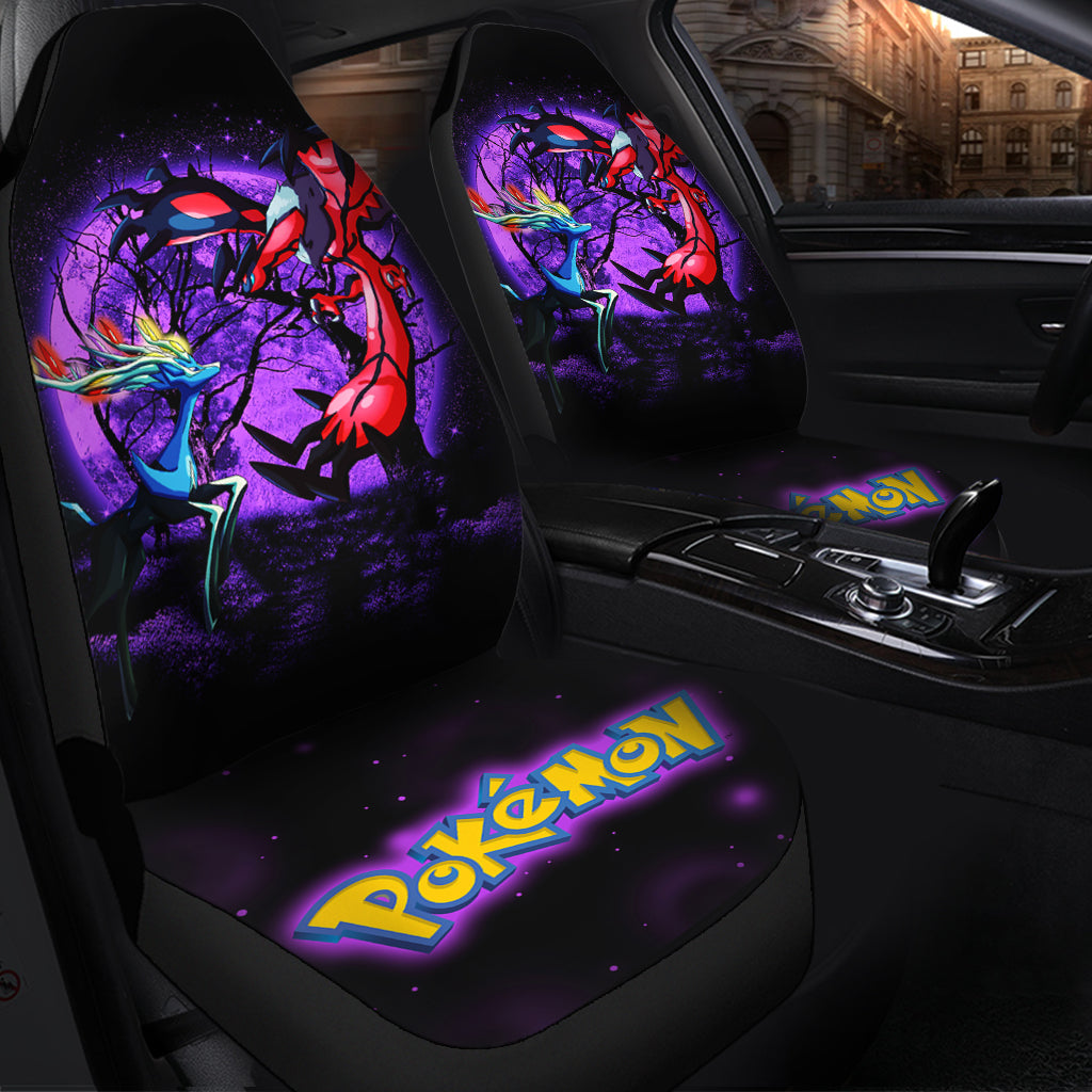 PokeMon X Y Yveltal And Xerneas Moonlight Premium Custom Car Seat Covers Decor Protectors Nearkii