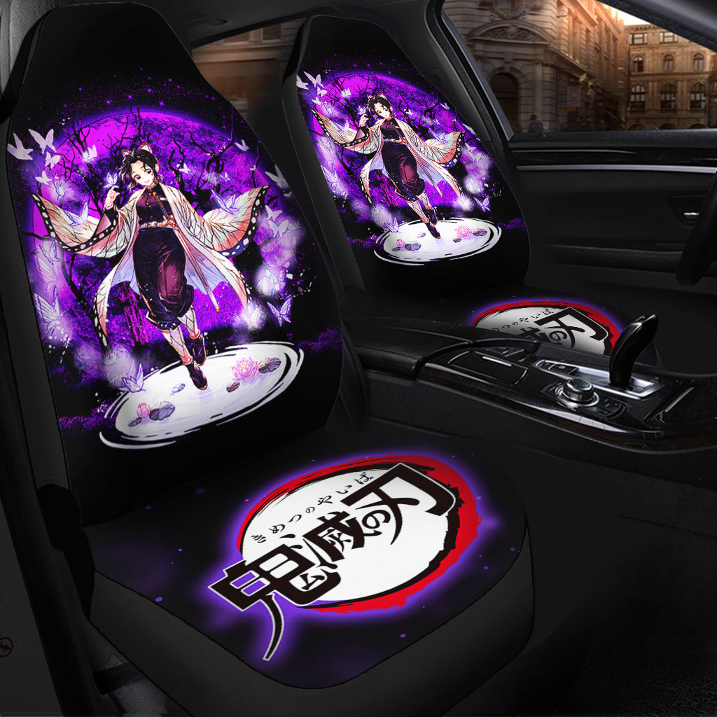 Shinobu Demon Slayer Moonlight Premium Custom Car Seat Covers Decor Protectors Nearkii