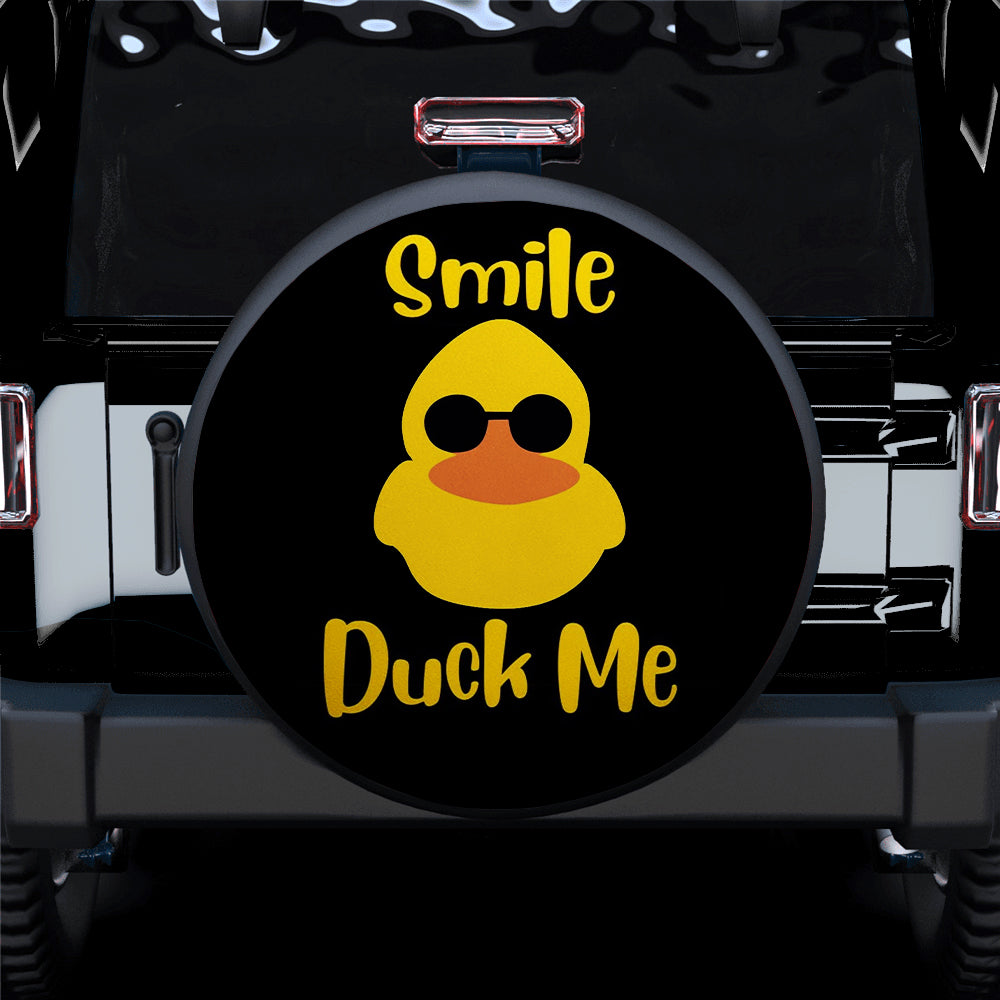 Smile Duck Me Car Spare Tire Covers Gift For Campers Nearkii