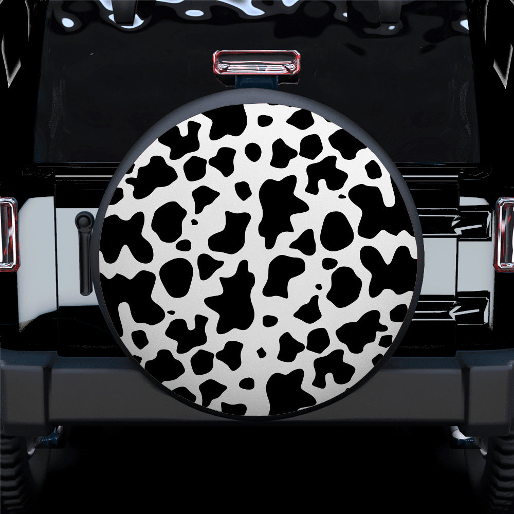 Cow Texture Car Spare Tire Covers Gift For Campers Nearkii