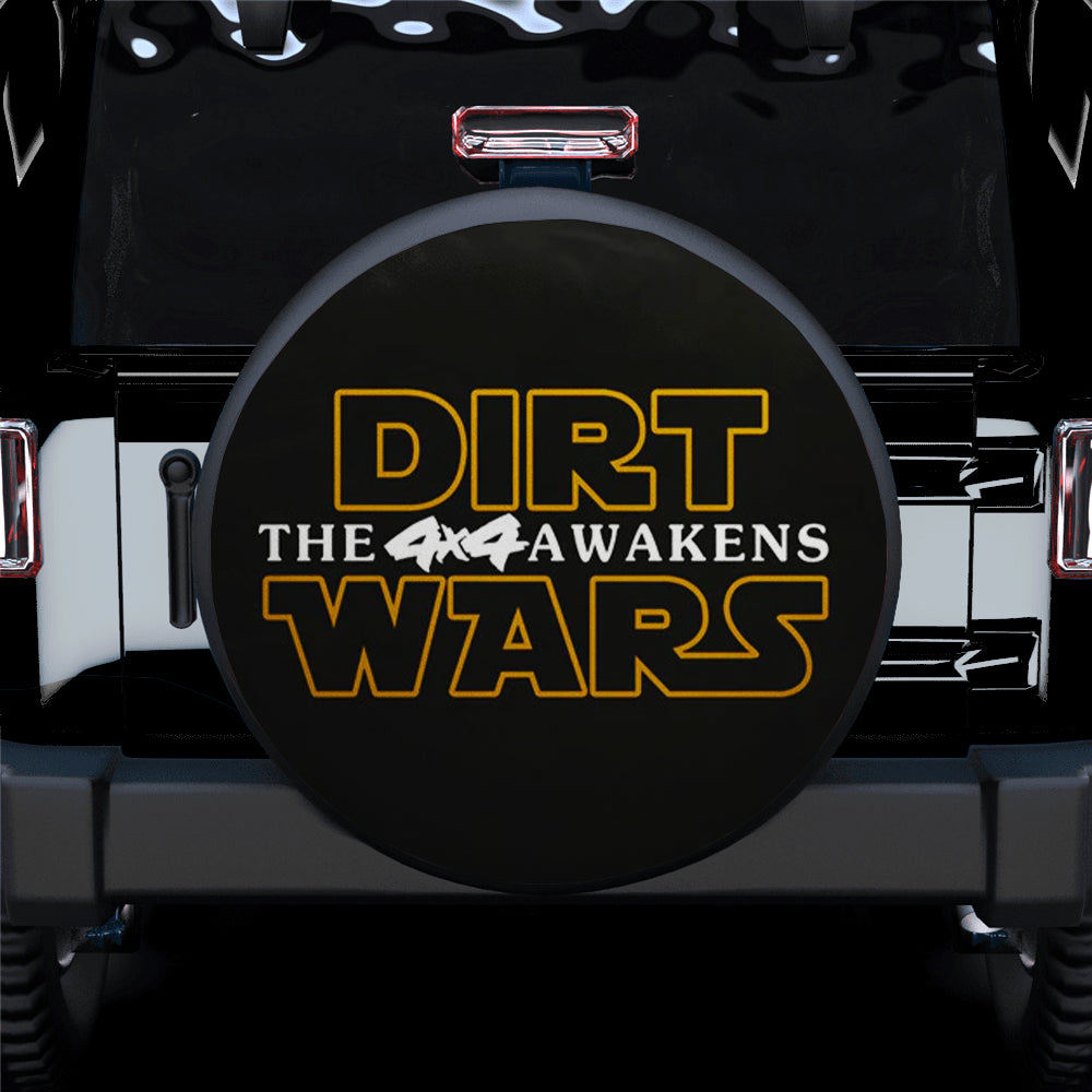 Dirt Wars Car Spare Tire Covers Gift For Campers Nearkii