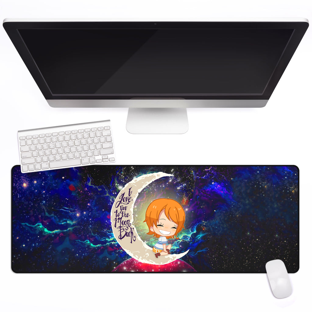 Nami One Piece Love You To The Moon Galaxy Mouse Mat Nearkii