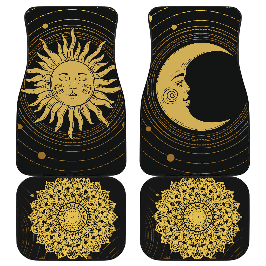 Sun And Moon Car Floor Mats Car Accessories Nearkii