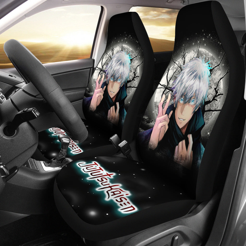 Gojo Jujutsu Kaisen Moonlight Premium Custom Car Seat Covers Decor Protectors Nearkii