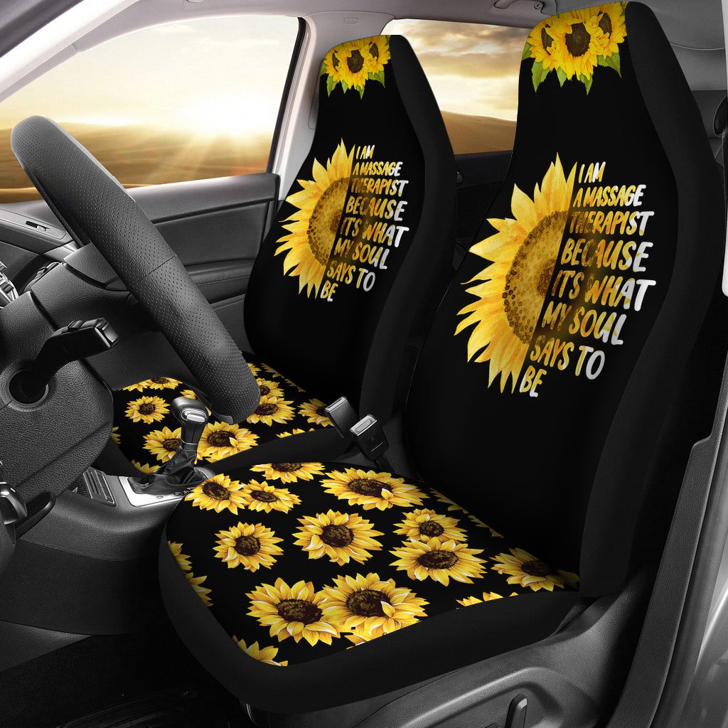 Sunflower What My Soul Says To Be Premium Custom Car Seat Covers Decor Protectors Nearkii