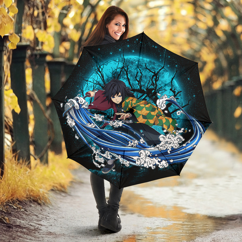 Tomioka Giyuu Demon Slayer Moonlight Umbrella Nearkii