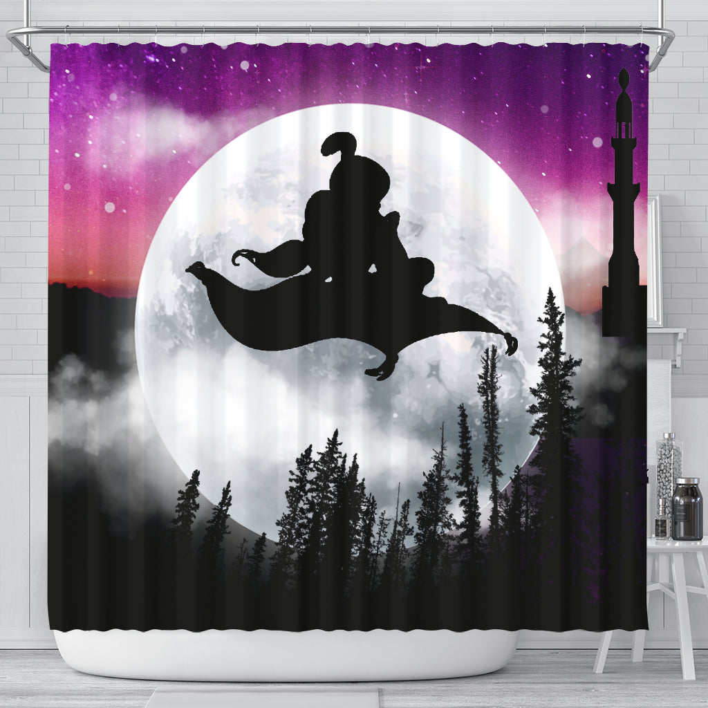 Aladin Moon Night Shower Curtain Nearkii