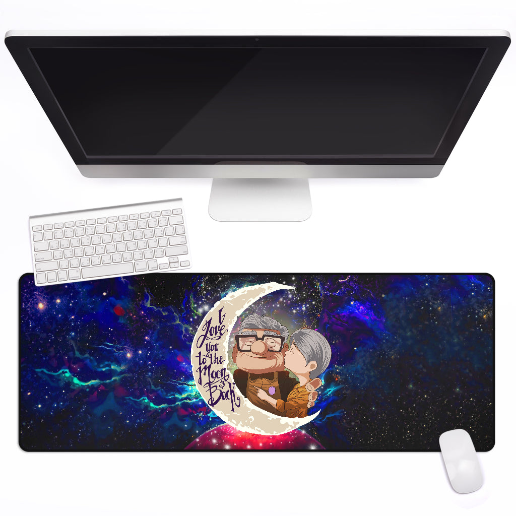 Up Couple Love You To The Moon Galaxy Mouse Mat Nearkii
