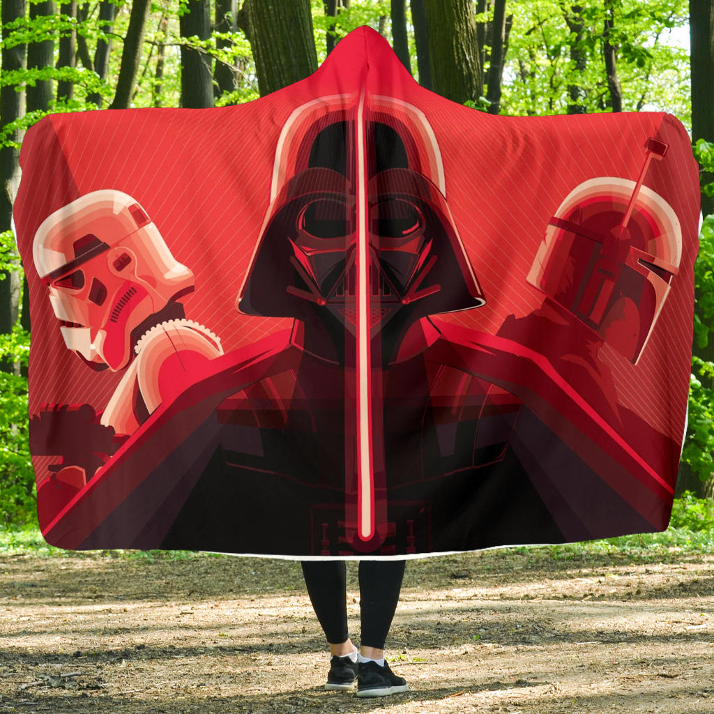 Darth Vader Stormtrooper Economy Hooded Blanket Nearkii