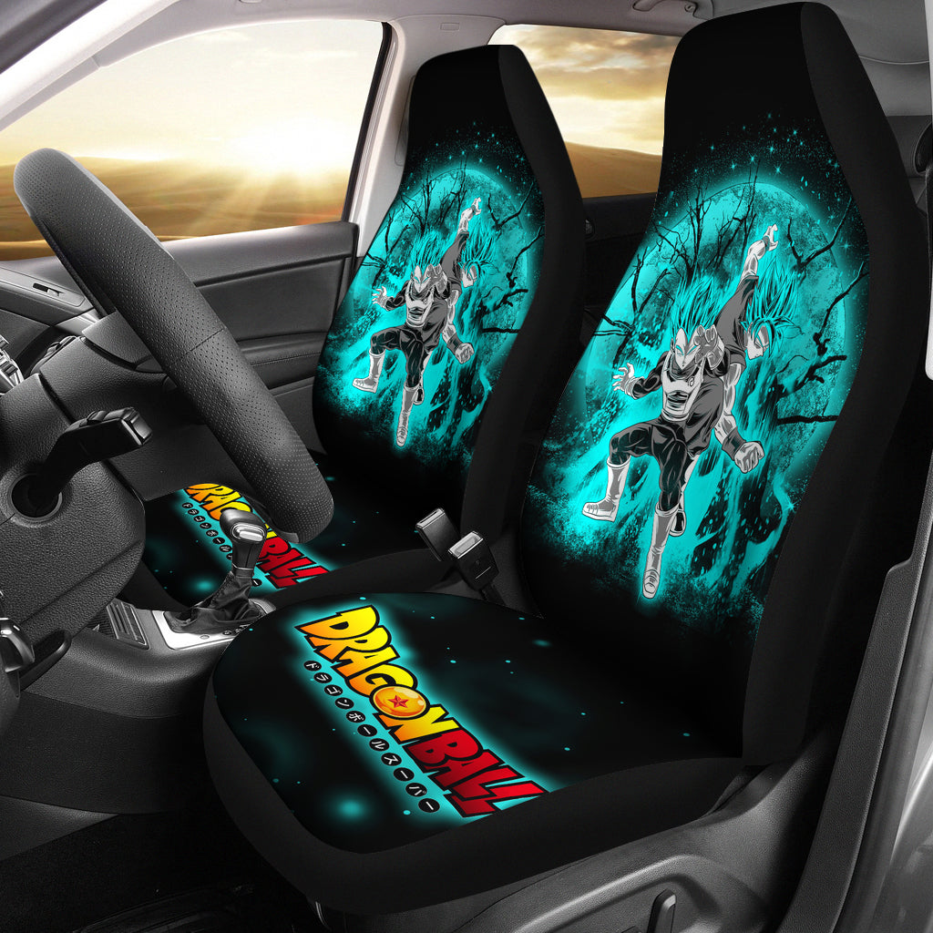 Goku Vegeta Moonlight Premium Custom Car Seat Covers Decor Protectors Nearkii