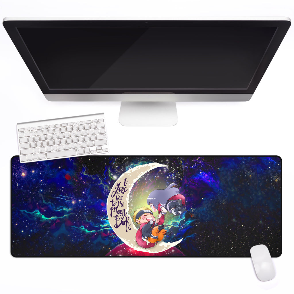 Naruto Couple Love You To The Moon Galaxy Mouse Mat Nearkii