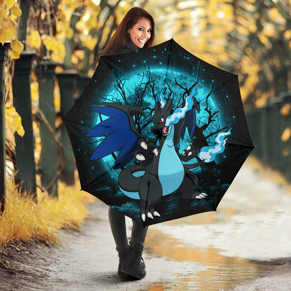 Charizard Mega X Moonlight Umbrella Nearkii