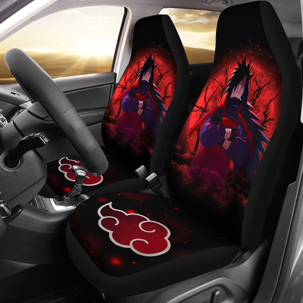 Uchiha Madara Naruto Moonlight Premium Custom Car Seat Covers Decor Protectors Nearkii