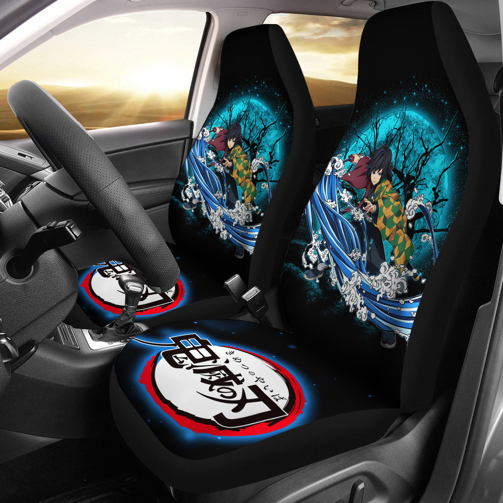 Tomioka Giyuu Moonlight Premium Custom Car Seat Covers Decor Protectors Nearkii