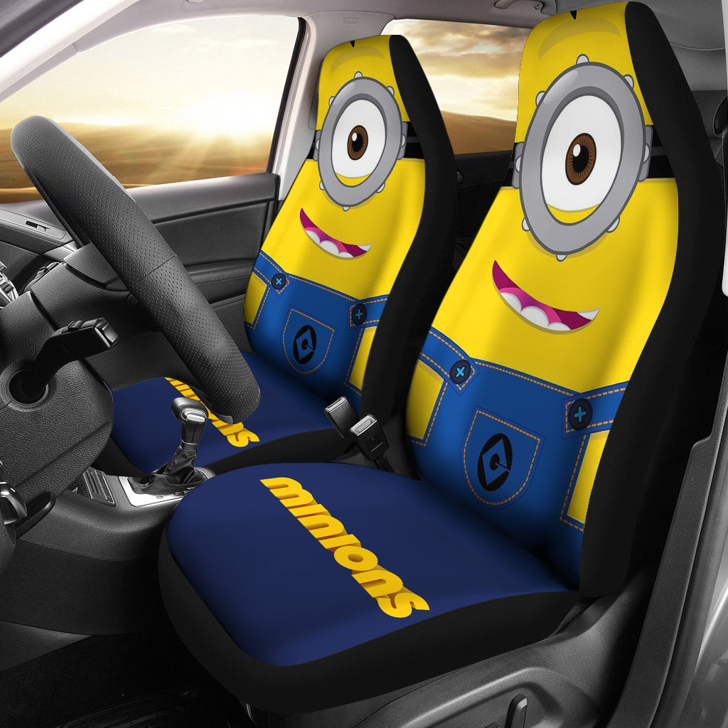 Minion Premium Custom Car Seat Covers Decor Protectors Nearkii