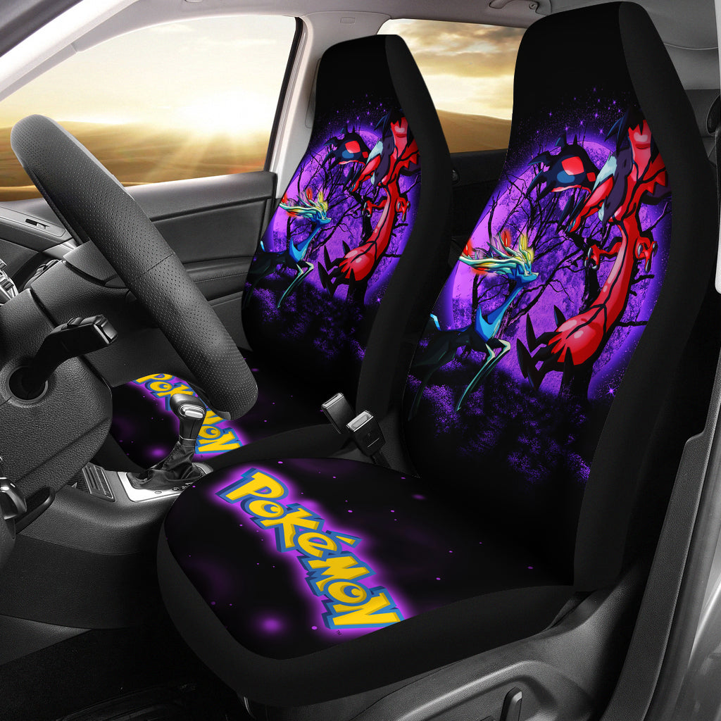 PokeMon X Y Yveltal And Xerneas Moonlight Premium Custom Car Seat Covers Decor Protectors Nearkii