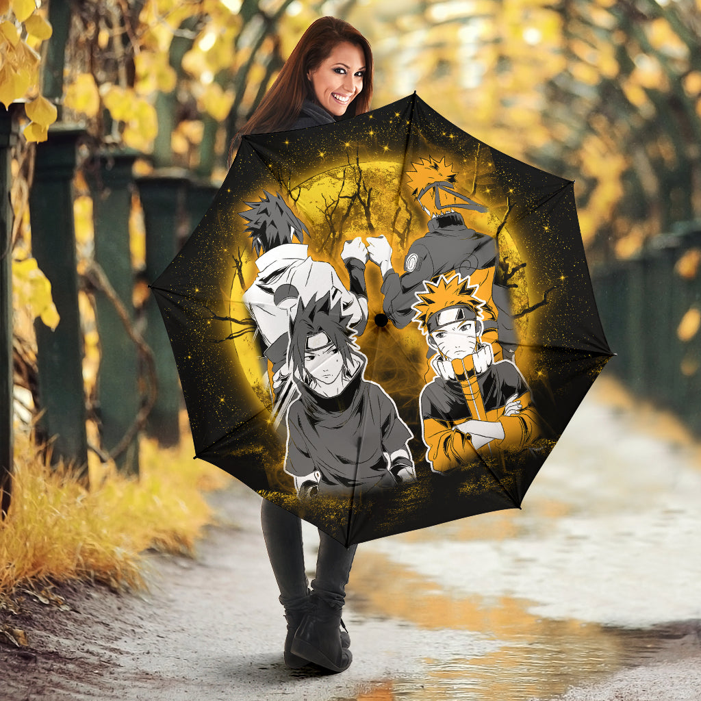 Naruto Sasuke Friends Moonlight Umbrella Nearkii