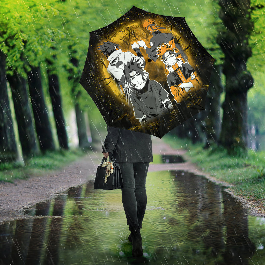 Naruto Sasuke Friends Moonlight Umbrella Nearkii