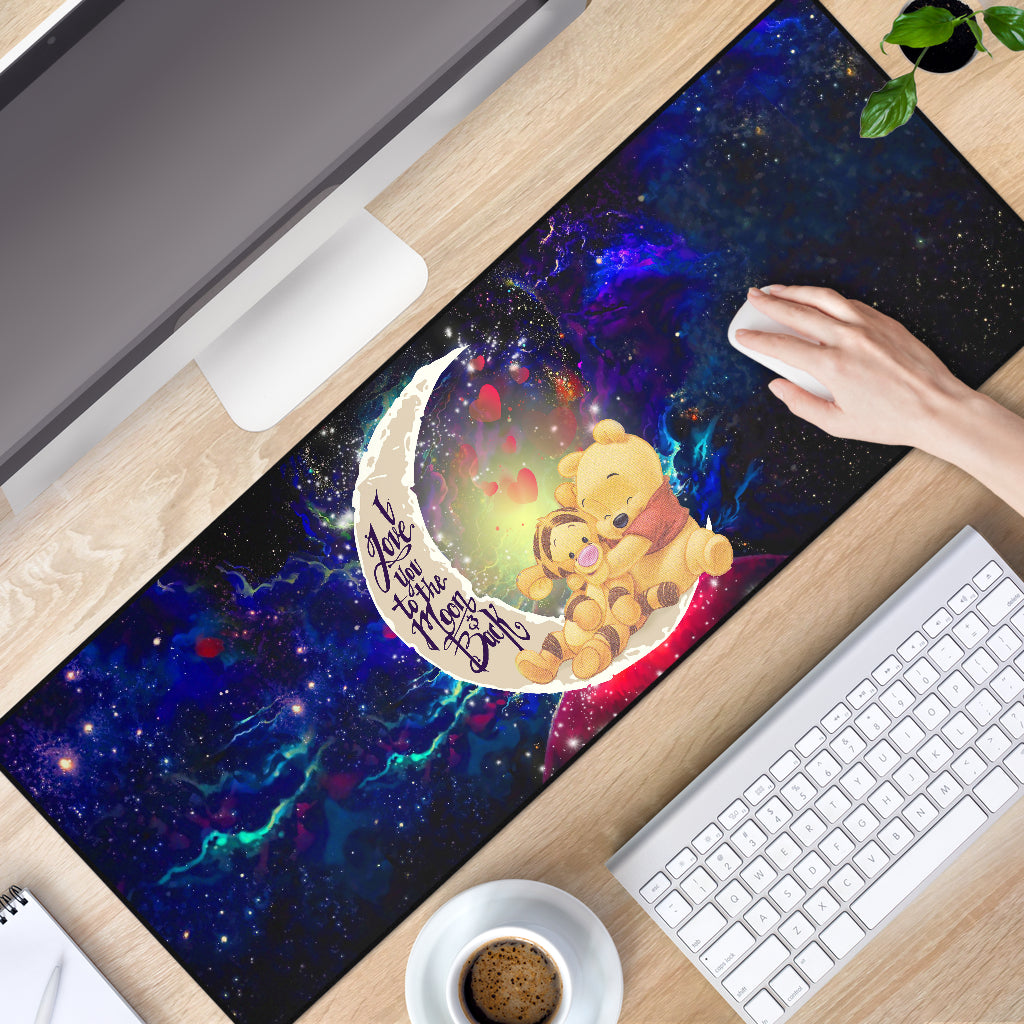 Winnie The Pooh Love You To The Moon Galaxy Mouse Mat Nearkii